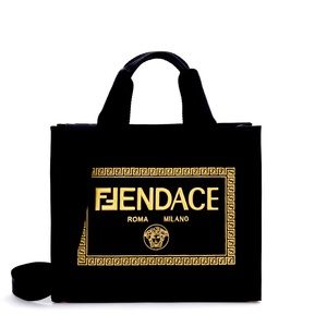 100% authentic Fendi and Versace collaboration large tote